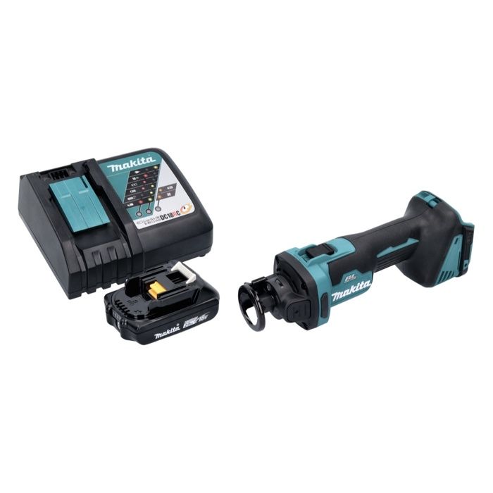 Makita DCO 181 RA1 Trancheuse rotative sans fil 18 V 32000 trmin Brushless + 1x batterie 2 0 Ah + chargeur - vue 2