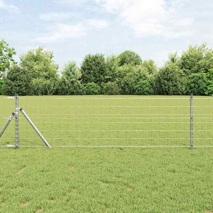 vidaXL Clôture Euro 0.8x25 Acier Galvanisé