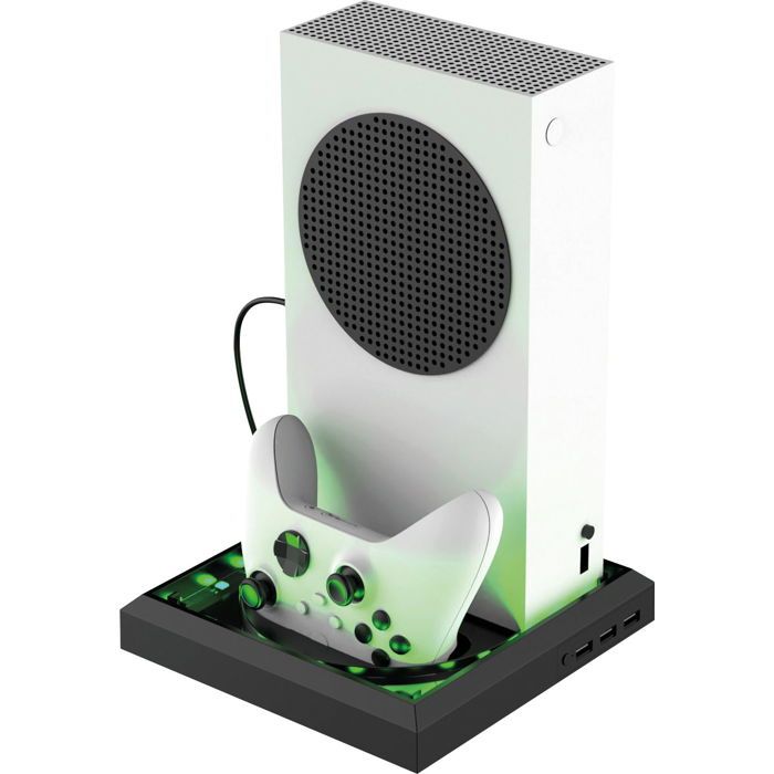 Station daccueil Xbox - YENKEE YCP 1012 - Rétro-éclairage RGB - Noir - Support de console