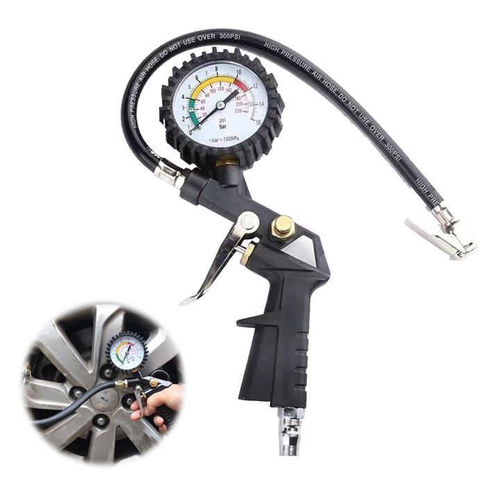 Manomètre Pression Bateau Gonflable – Jauge 30 PSI / 2 Bar Pour Kayak SUP Surf