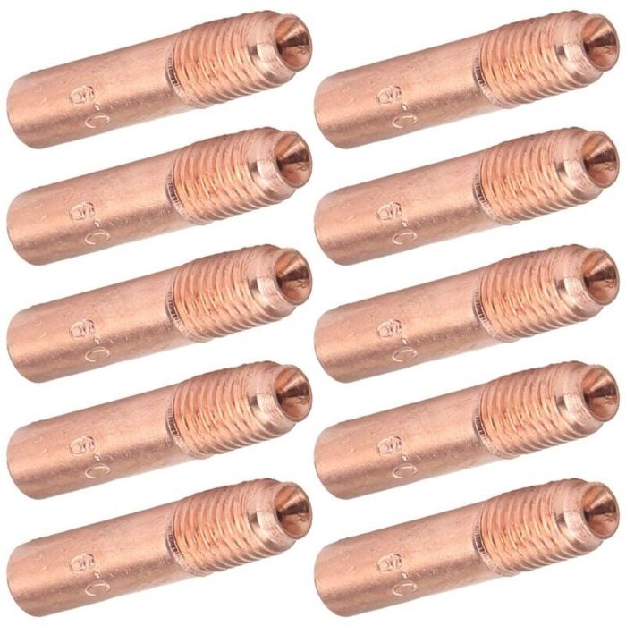 10 Pièces Buses de Soudage MIG 0.9mm Embouts de Contact de Soudage MIG