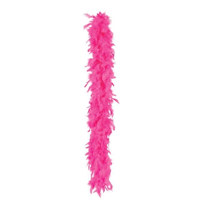 Fukang Feather Turkey Chandelle Boa en plumes 182,9 cm 60 g, Rose vif avec pointes noires, Taille unique Fukang Feather Turkey Chandelle Boa en plumes 182,9 cm 60 g, Rose vif avec pointes noires, Taille unique