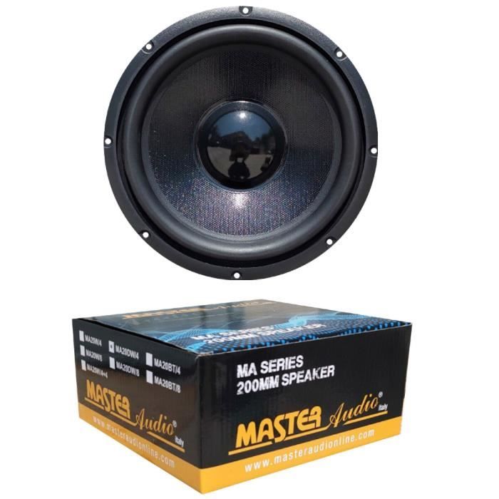 Woofer MASTER AUDIO MA20W/8 Da 8 Pollici – 150W RMS, 300W Max, 8 Ohm, Sospensione In Gomma, Cono In Cellulosa