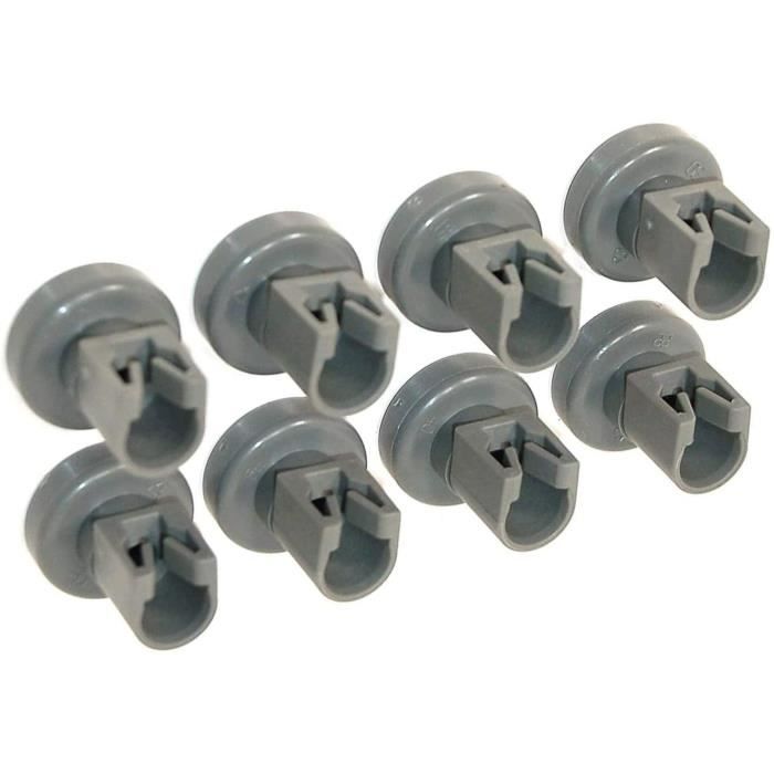 Roulettes De Panier Lave-vaisselle - Lot De 8 - Universelles Pour Bosch, Siemens, Etc. - Plastique Qualité Alimentaire