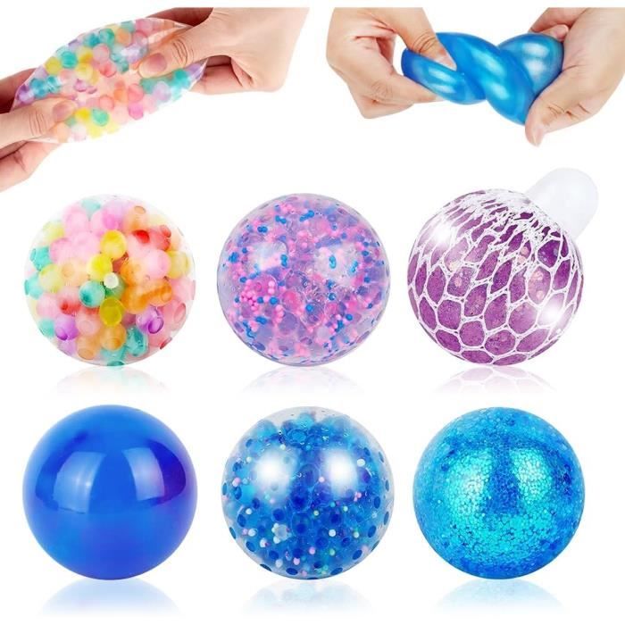 Balle Anti-Stress Fidget Toy, Balle de Relief de Pression, Boules