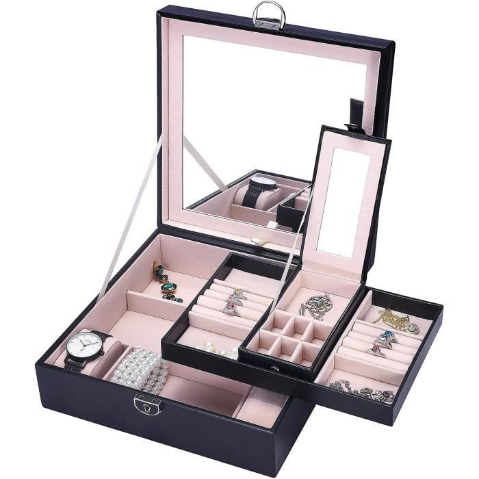 Petit Coffret à Bijoux En Laiton – Couvercle En Verre épais Biseauté – Décoration Vitrine Ou étagère – Occasion, état à Vérifier