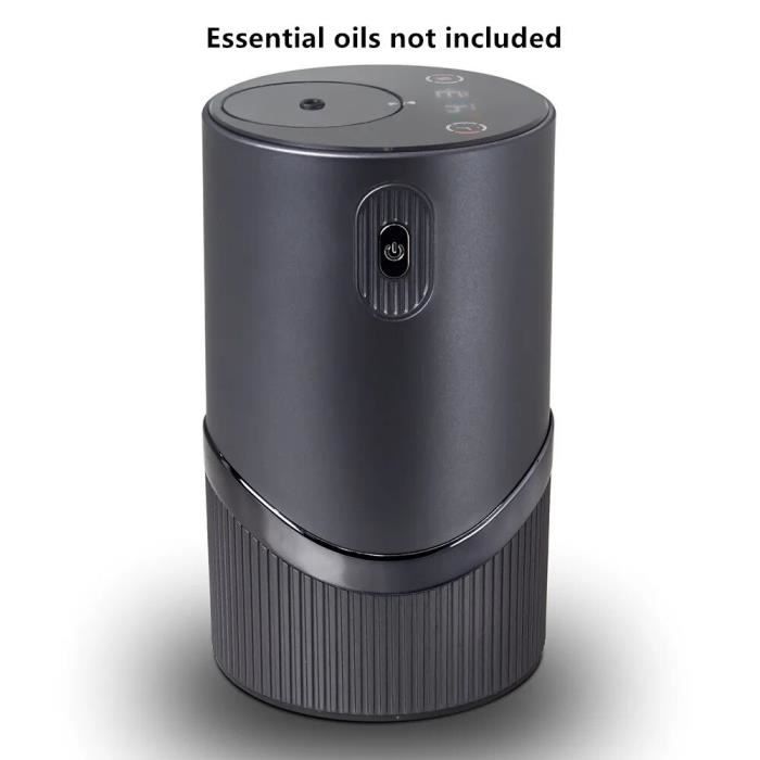 Diffuseur D'huiles Essentielles Sans Eau E20 - Sans Fil, Sur Piles, Argenté