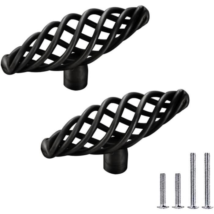 Lot De 4 Boutons De Sangle De Guitare Noirs - Avec Vis Et Joints Caoutchouc Antidérapants - Pour Guitare électrique, Acoustique, Basse, Ukulélé
