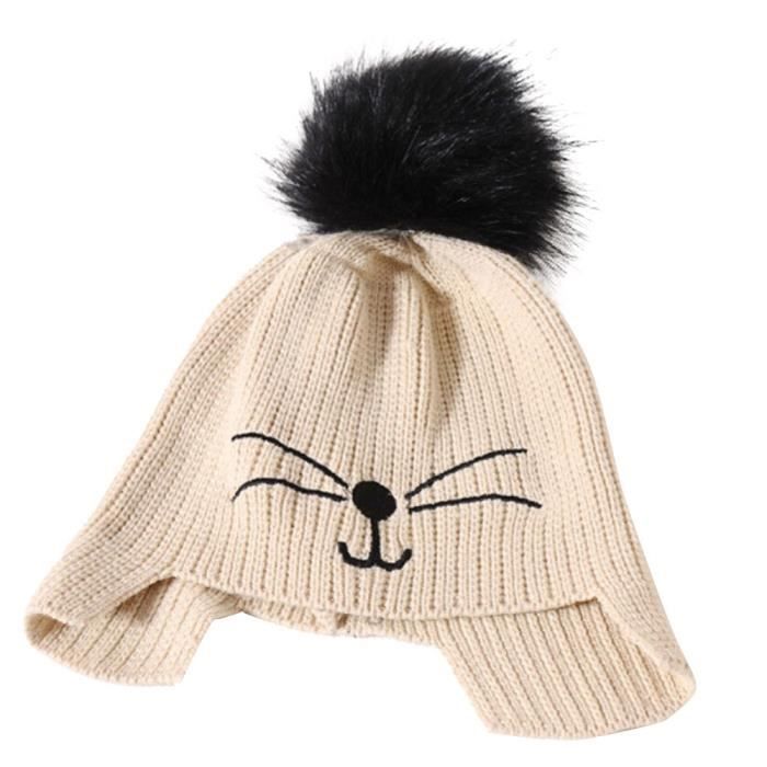 Mignon Bebe Earflap Enfant En Bas Age Fille Garcon Casquette Enfant Doux Et Chaud Bonnet Qt1248 Bebe1248 Cdiscount Puericulture Eveil Bebe