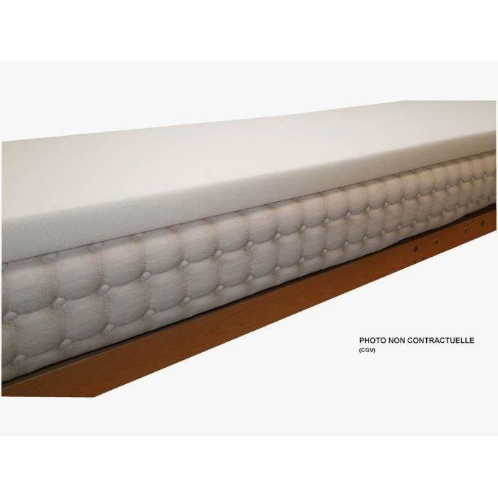 Matelas viscoélastique à mémoire de forme graphène 100x190 Hauteur 30cm ±2
