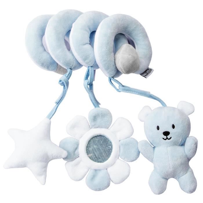 2pcs Lit Suspendu Jouet Poussette Bebe Jouet D Activite Lit Suspendu En Spirale Jouet A Suspendre De Berceau Ours Bleu Cdiscount Puericulture Eveil Bebe