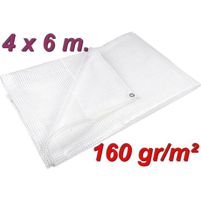 Bâche de protection à découper 4 x 6 m - 160 gr/m²