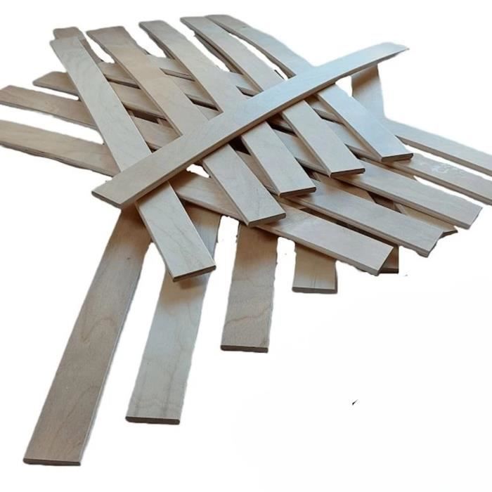 30 lattes - 680x53x8 mm - lit 140 - Pour sommier SEDAC
