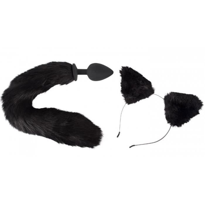 Ensemble de jouets - You 2 Toy - Plug avec Queue et Oreilles de Chat -  Silicone - Noir - Adulte - Cdiscount Boutique Erotique