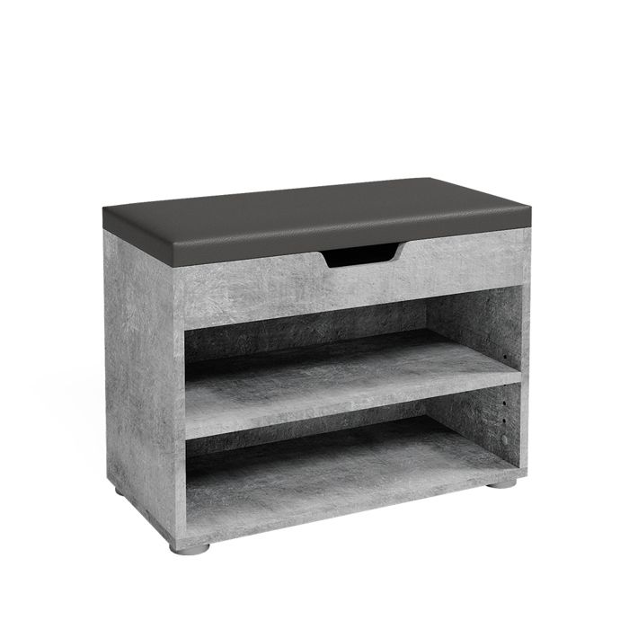 Banc pour chaussures Rolfe 60x45cm Béton Vicco 24233 Banc pour chaussures Rolfe 60x45cm Béton Vicco 24233