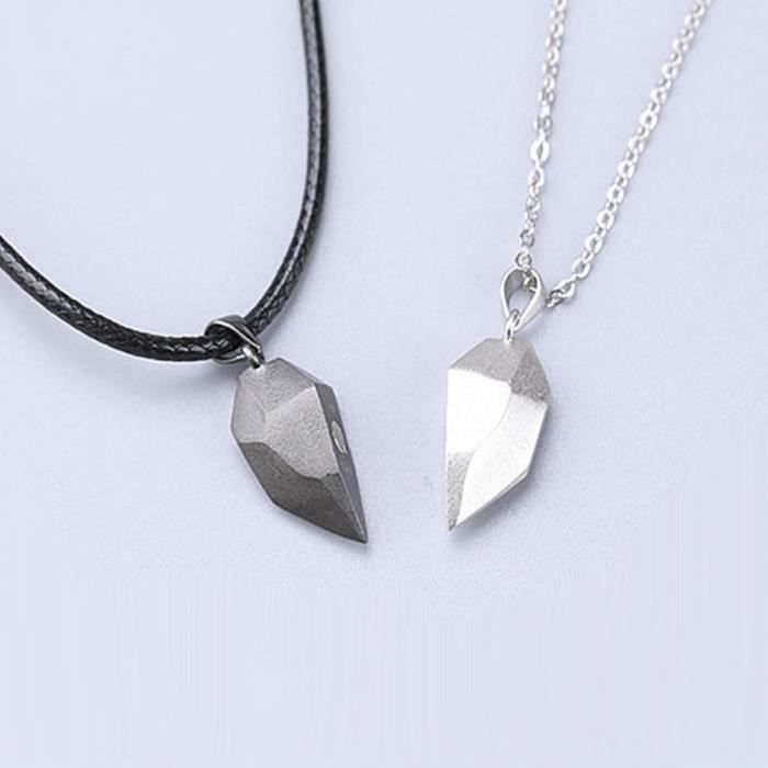 Lot De 2 Colliers Pendentif Fusil Armée - Style Hip Hop Punk Gothique, Argenté Et Noir, Pour Homme, Cadeau Anniversaire Noël