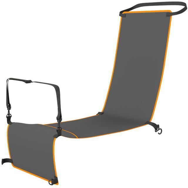 Hamac Repose-Pieds pour Avion en Polyester avec Sangles Réglables Hamac Repose-Pieds pour Avion en Polyester avec Sangles Réglables