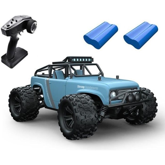 voiture télécommandée, voiture 4WD RC 36 km / h 1:16 radiocommandé véhicule  tout-terrain électrique 2.4 télécommandé tout-terrain monstre camion buggy  voiture jouet cadeau pour enfants et adultes 