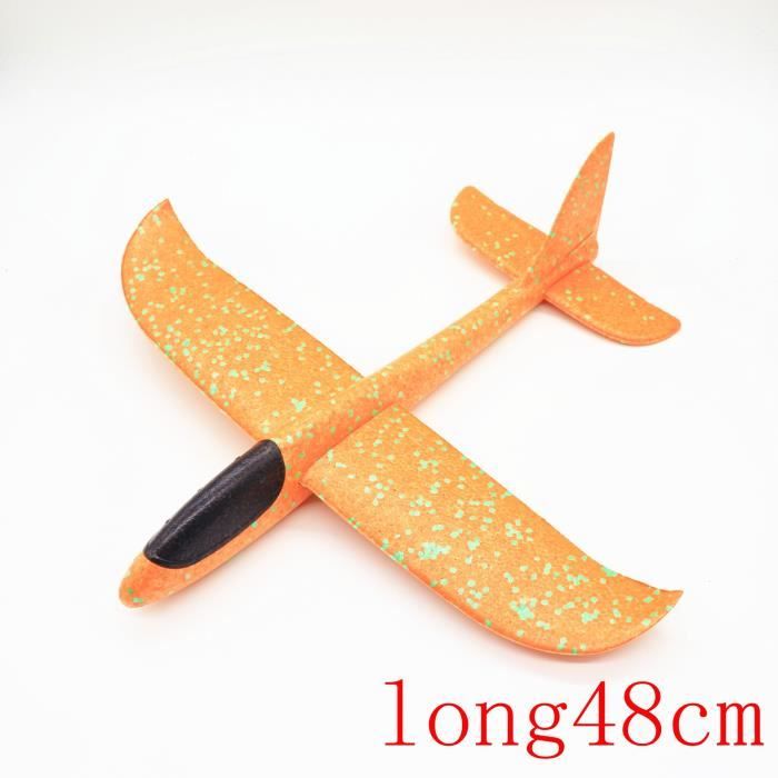 Jouet Avion En Mousse Sunshine Smile - 2 Planeurs Lumineux à Lancer - Pour Enfants - Modèle LED