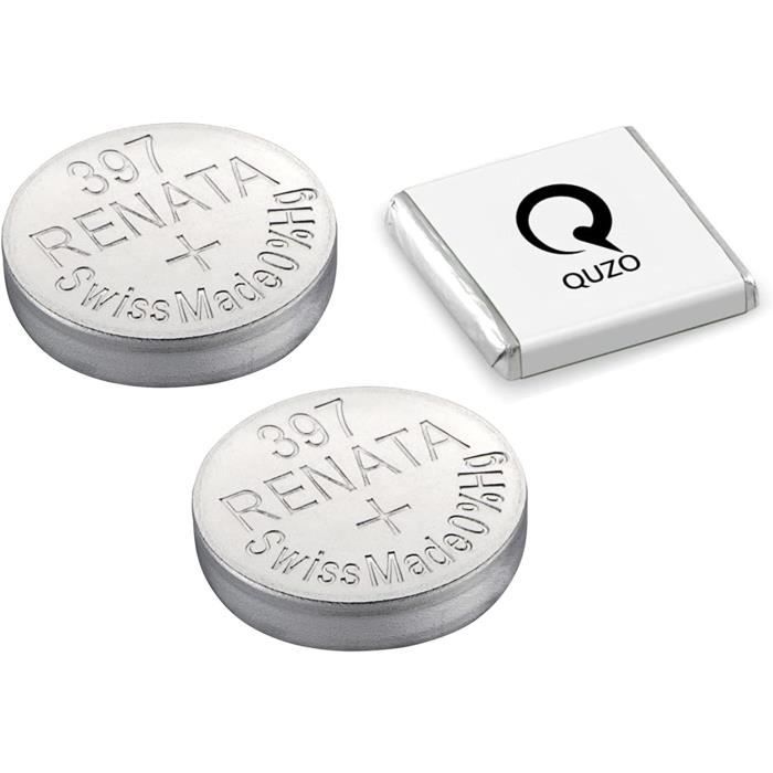 1 X Silver Battery (Watch) Renata 397 / SR726SW / SR59 - Online Store - Foto 3