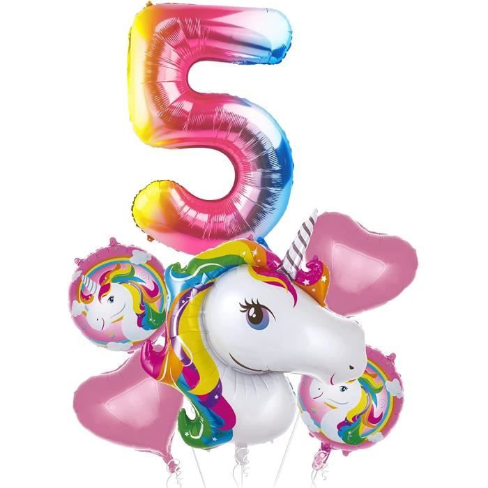 Ballons Aluminium 4D PartyWoo - 22 Pouces - Bleu Marine - Lot De 6 - Pour Anniversaire, Fête