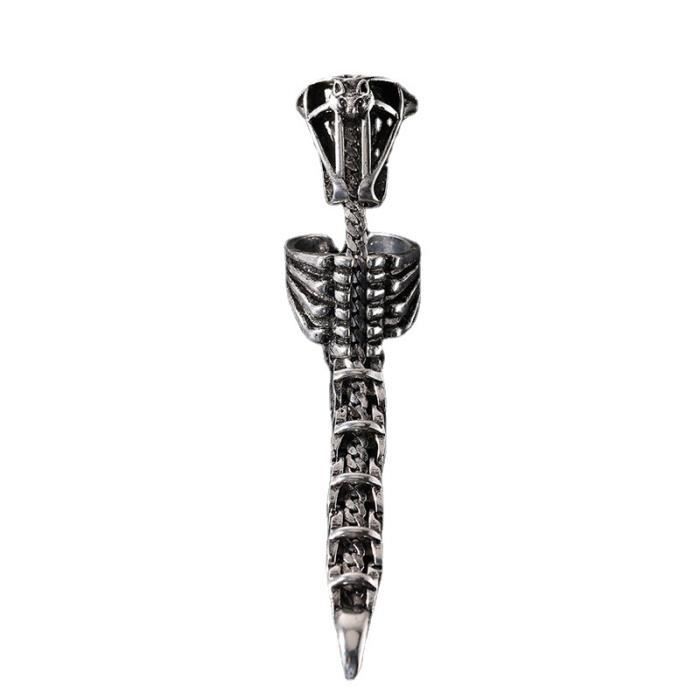 BUBEFSKD Bague gothique unisexe avec diamants élégants - Bracelet réglable pour déclaration de BUBEFSKD Bague gothique unisexe avec diamants élégants - Bracelet réglable pour déclaration de