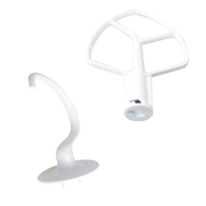 Fouet Plat Revêtu Ghulumn K5AB K5SS Pour Mélangeur - Remplacement W10807813 Accessoire Cuisine
