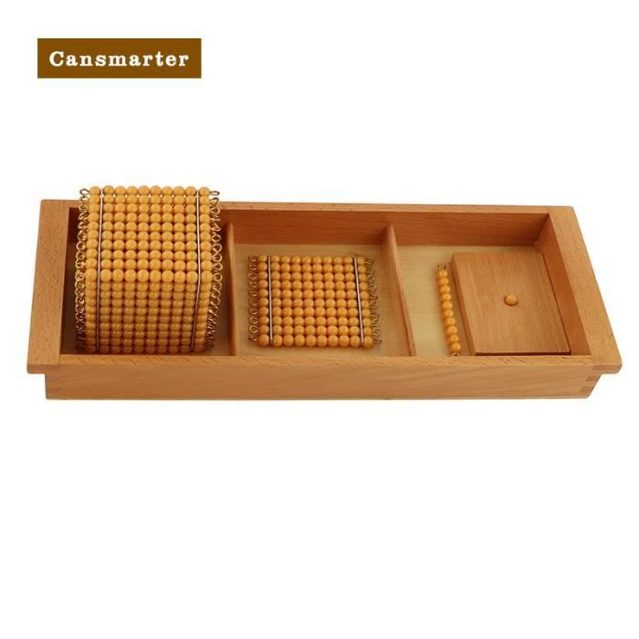 Chaîne de 100 Perles Dorées | Matériel Mathématiques Montessori Chaîne de 100 Perles Dorées | Matériel Mathématiques Montessori