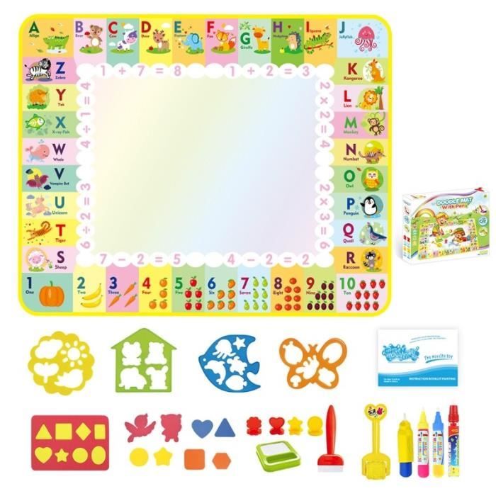 ZZkhGO Tableau Mural Parlant en Anglais, Jouet d'Apprentissage Interactif pour Enfants, Affiche Lavable et Durable pour Tout-Petits et Enfants pour la Maison