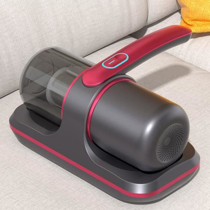 JIGOO S100 Aspirateur De Matelas Sans Fil Anti-Acariens UV - 80000 TR/Min, Nettoyage Profond Pour Matelas, Lits Bébé, Canapés Et Poils D'Animaux