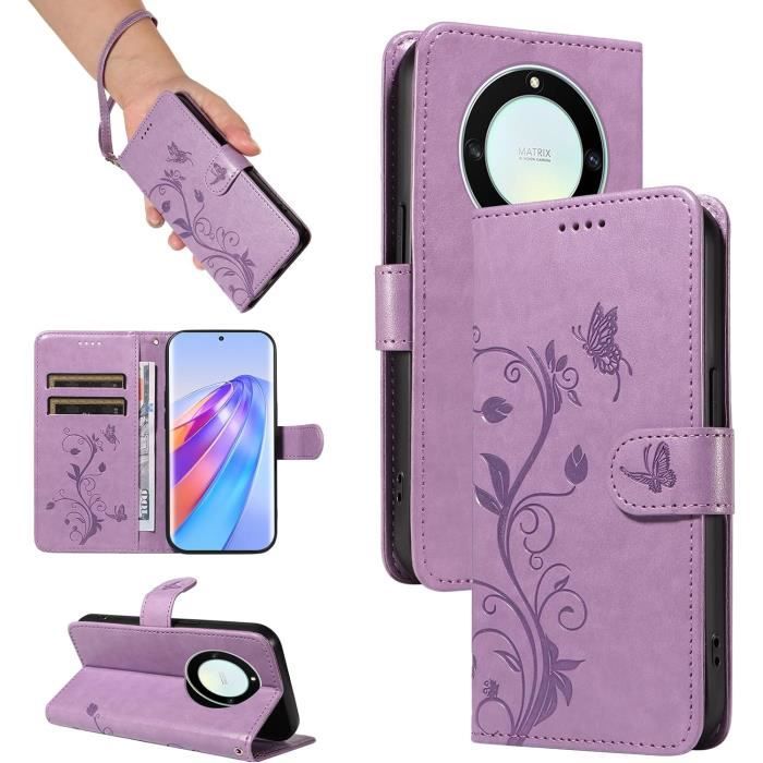 Tveinan Cover Trasparente per Honor Magic 7 Lite 5G Custodia con Motivo Colorate, Sottile Morbido Flessibile Silicone TPU Case Antiurto Bumper Chiaro
