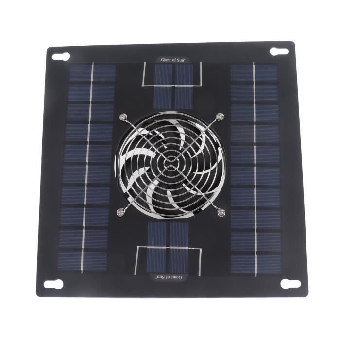Cuque ventilateur de panneau solaire portable Ventilateur de panneau solaire Kit de ventilateur Cuque ventilateur de panneau solaire portable Ventilateur de panneau solaire Kit de ventilateur