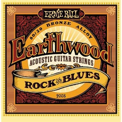 Cordes Ernie Ball Earthwood 2008 Rock-Blues 10-52 : Le Choix Ultime pour les Guitaristes Acoustiques