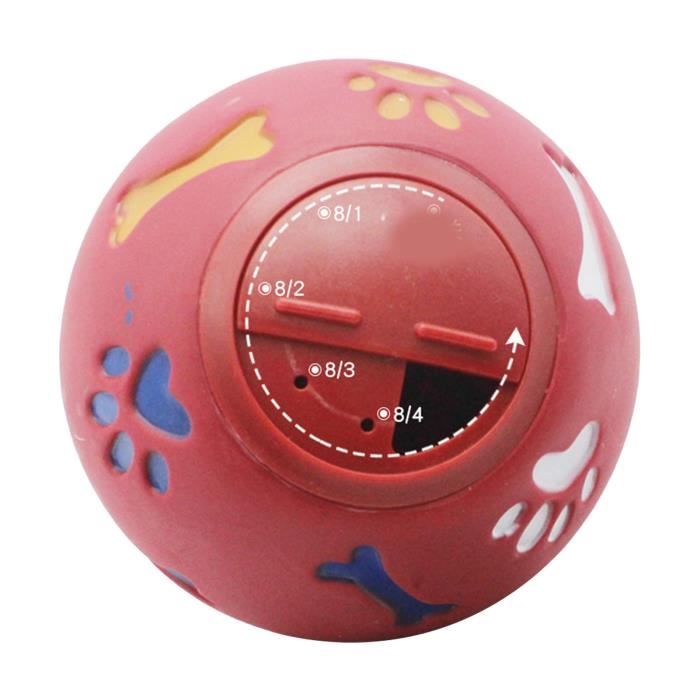 Meilleurs prix pour ESTINK Boule de distributeur de friandises pour chien Dog Treat Dispenser animalerie jouet Bleu S 7,5 Rouge S 7.5cm/3.0in Diamètre