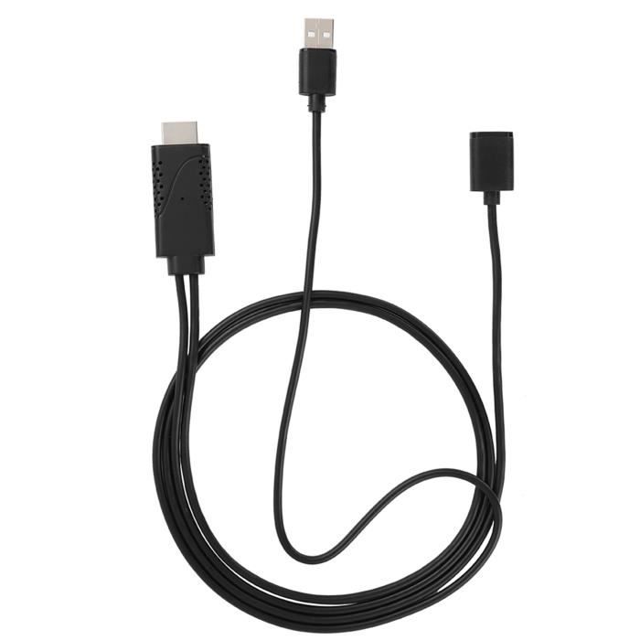Adaptateur 2 en 1 - MOO - Cordon HDMI 1080P - USB Femelle vers HDMI ...