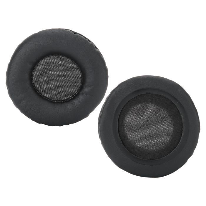 Coussins D'oreille En Cuir Rembourrés 95x75 Mm - Pour Casque Et Couvrettes - Remplacement Confortable Et Durable