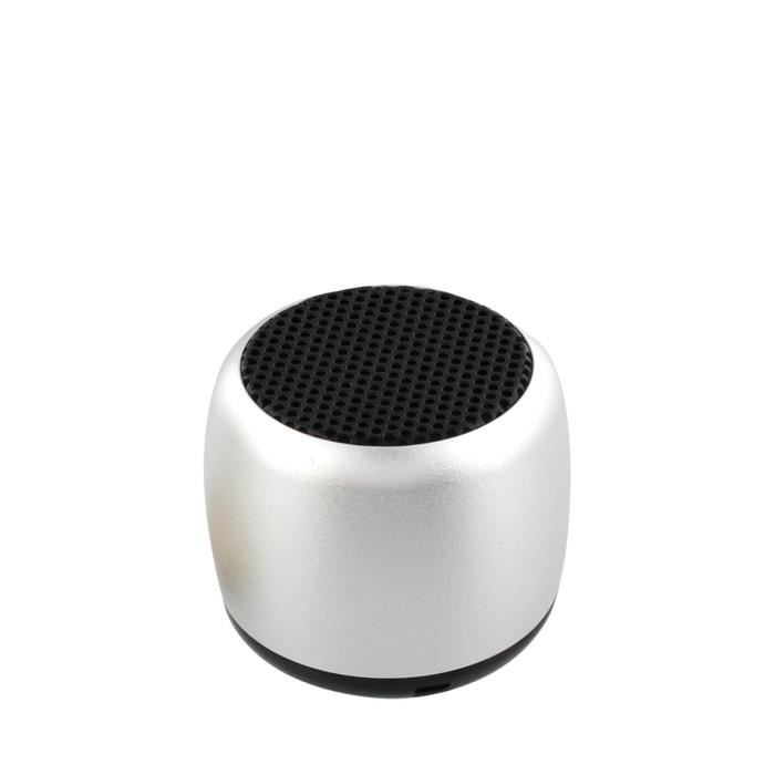 Mini Enceinte Sans Fil en Aluminium, Son de Qualité 3W, Ultra