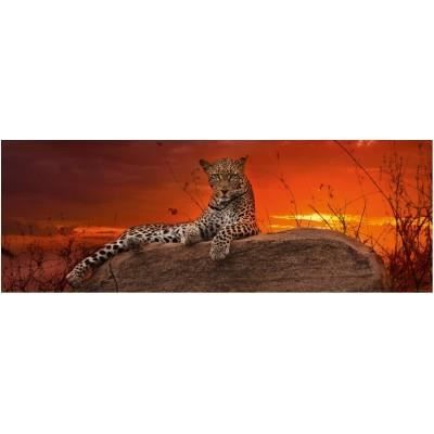 puzzle panoramique red dawn - mercier - 2000 pièces - tableaux et peintures