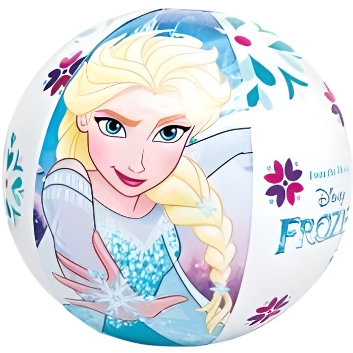 Ballon de plage Disney Reine des Neiges - INTEX - 51 cm - Pour enfant fille  - Jeu d'eau et de plage - Cdiscount Sport