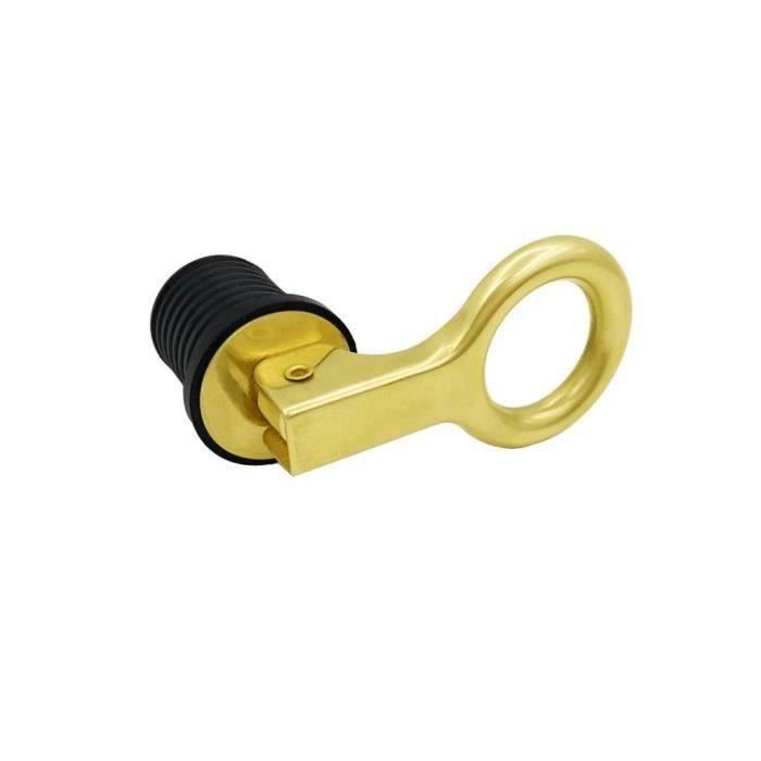 Bouchon De Vidange En Laiton Pour Bateau - Compatible Trou De 1 Pouce - Pour Bateaux Pneumatiques Et Petits Bateaux - 11