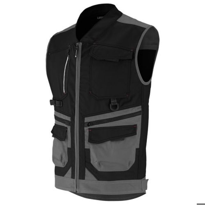 Gilet - LAFONT - TROWEL.L3 - Renforts épaules et dos - Nombreux rangements - 60% coton 250 g/m² Gilet - LAFONT - TROWEL.L3 - Renforts épaules et dos - Nombreux rangements - 60% coton 250 g/m²