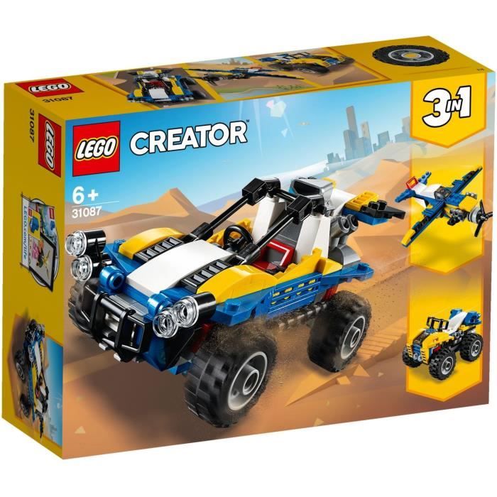 Acheter LEGO® Creator 3-en-1 31087 Le Buggy des dunes - Jeu de construction Reconditionné - 25,00 € LEGO® Creator 3-en-1 31087 Le Buggy des dunes - Jeu de construction Reconditionné - Lego reconditionné disponible sur Cdiscount Seconde Vie