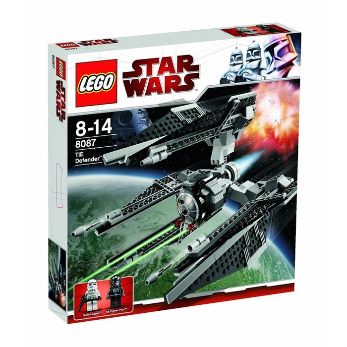Jeu de construction LEGO Star Wars - TIE Defender - Noir - A partir de 7 ans Reconditionné - Lego reconditionné disponible sur Cdiscount Seconde Vie