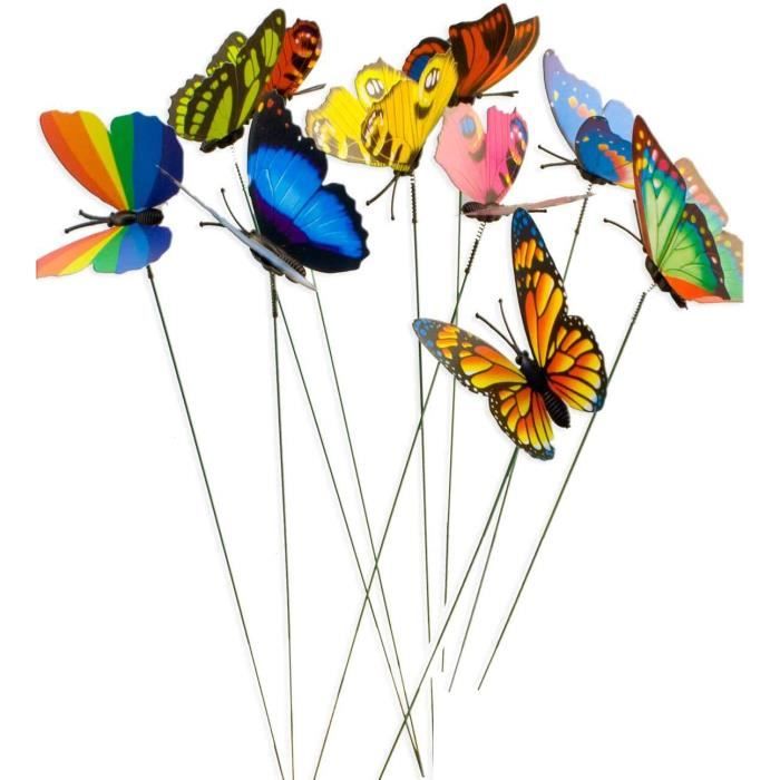 Lot de 2 piquets solaires Papillons Gainsborough | Vitrine Magique