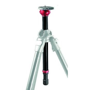 Trépied photo Manfrotto MA 555 B MDEVE avec colonne centrale et demi-boule de mise à niveau - Gris