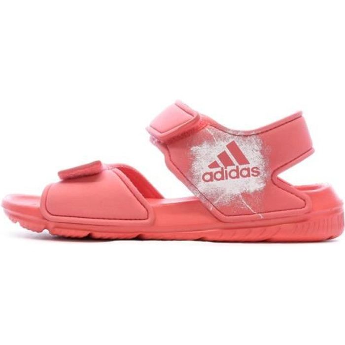 sandales fille adidas altaswim c - rose - scratch - basse - mousse eva