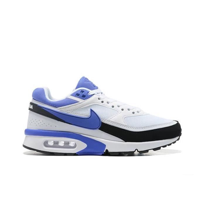basket blanche et bleu