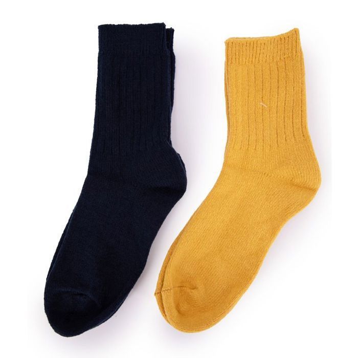 Chaussettes lot x2 clotilde Femme LES Jaune
