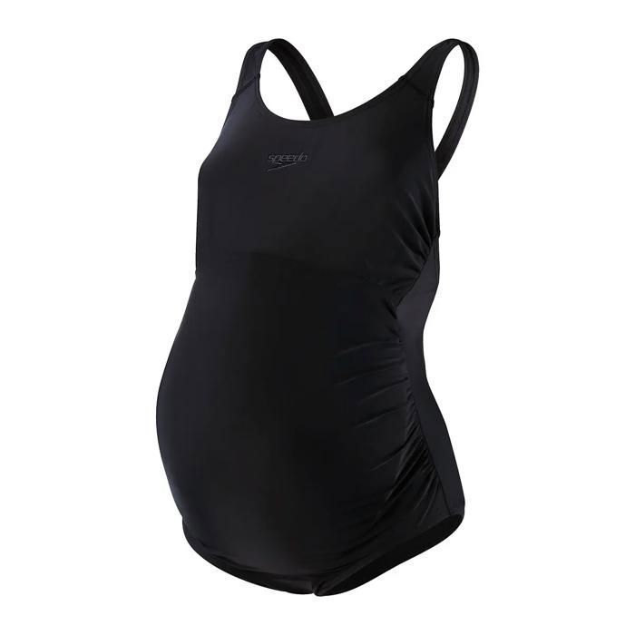 Maillot De Bain Maternité 2 Pièces Tankini Couleur Unie Bordeaux Taille L