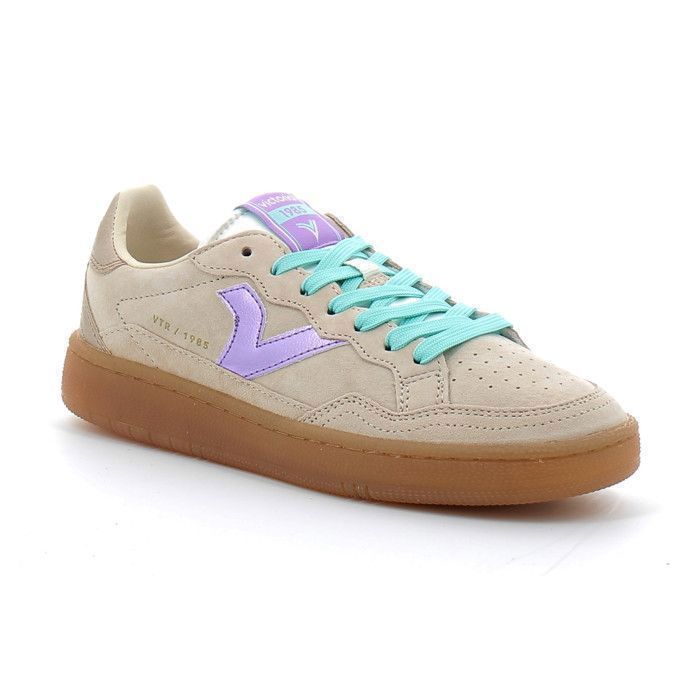 Baskets de sport unisexes avec semelle caramel SMASH Beige